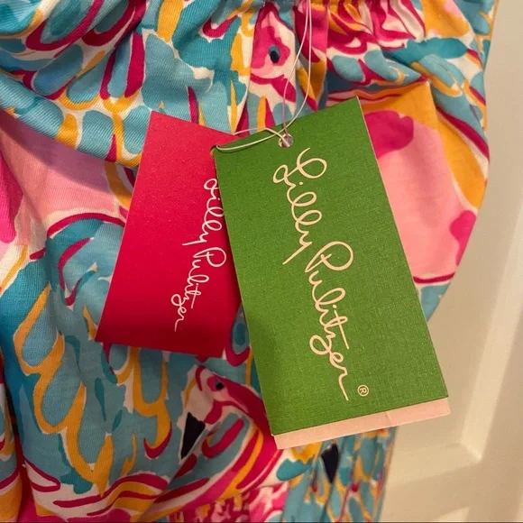 Lilly Pulitzer flamingo 🦩 Marlisa maxi dress in peel and eat - Picture 13 of 14